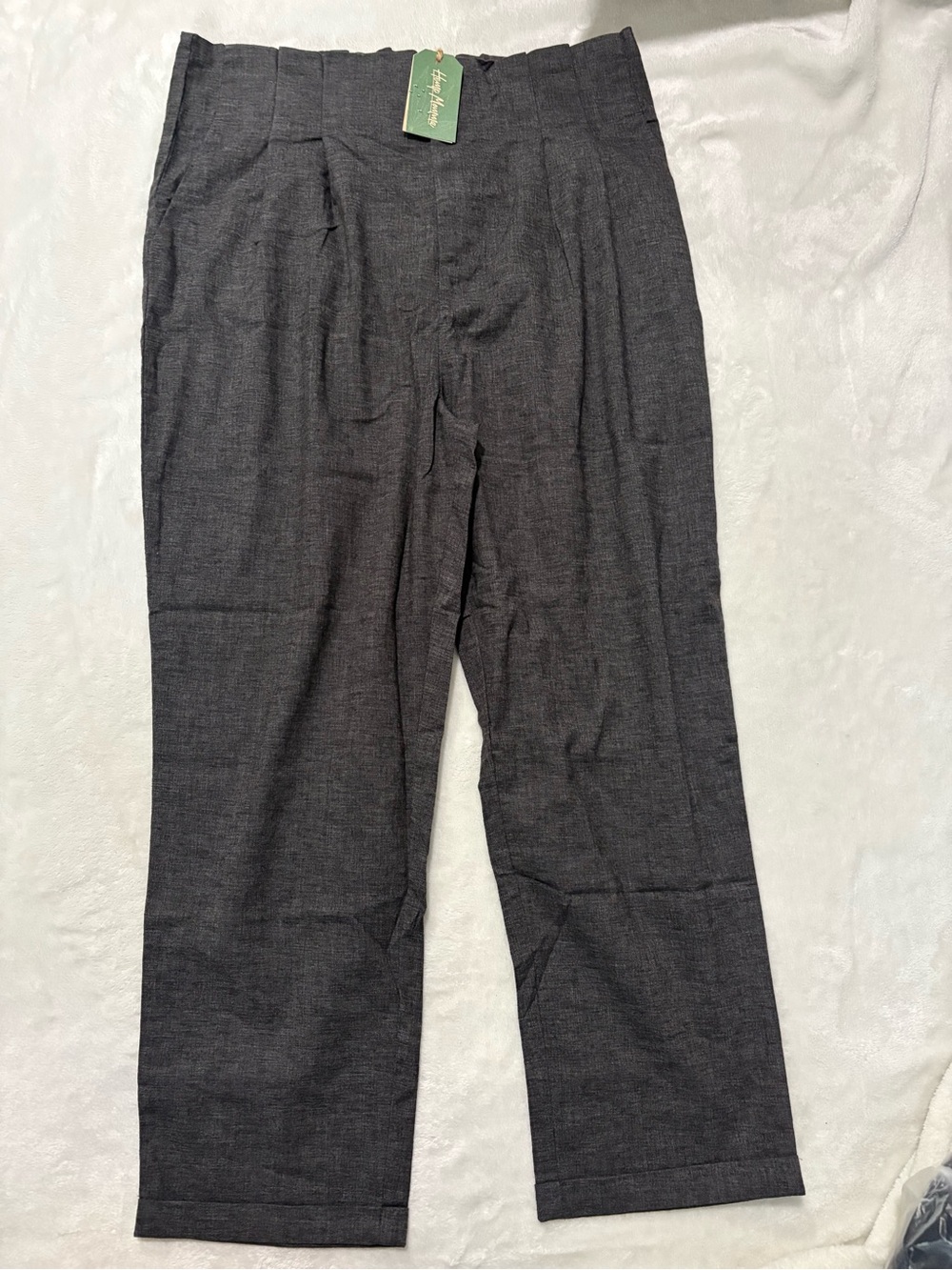 Hemp Momma Luna Pant Charcoal Size L NWT | 53% Hemp